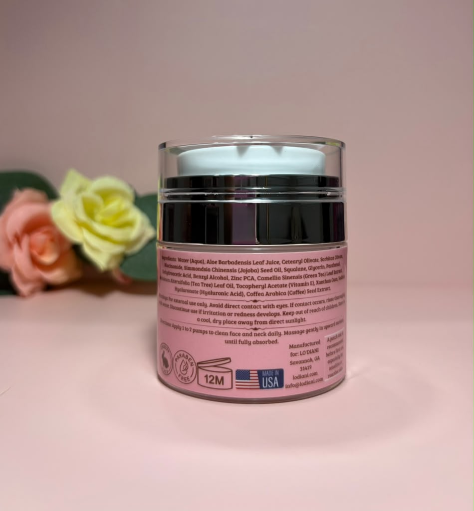 Crema para Piel Grasa y con Imperfecciones con Extractos de Café y Árbol de Té. (50 ml)