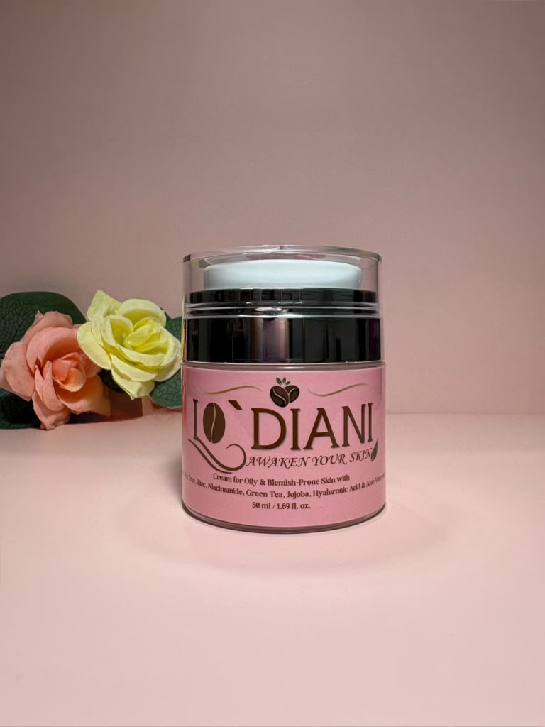 Crema para Piel Grasa y con Imperfecciones con Extractos de Café y Árbol de Té. (50 ml)
