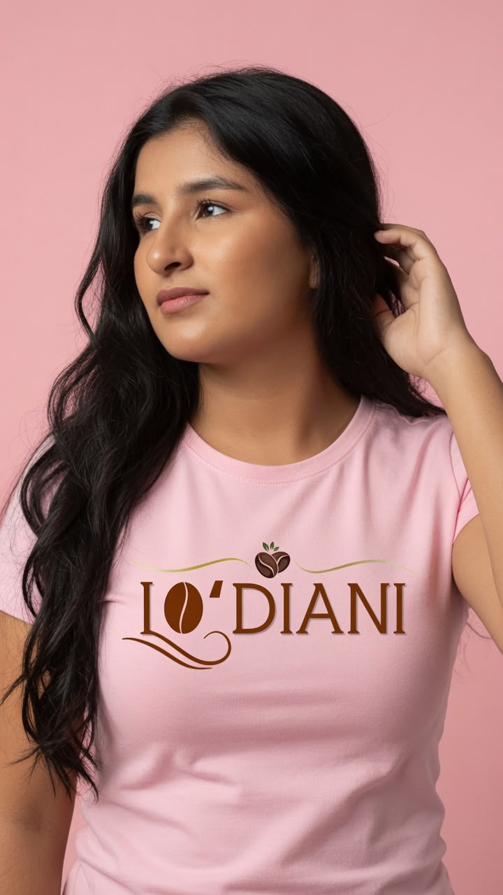 Pink T-shirt with sublimation print
