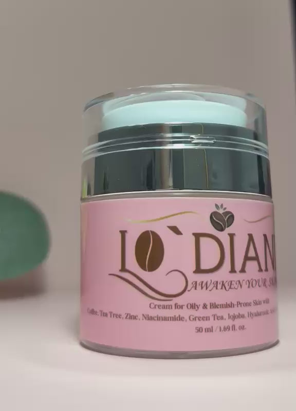 Crema para Piel Grasa y con Imperfecciones con Extractos de Café y Árbol de Té. (50 ml)