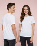 Unisex white t-shirt with sublimation print